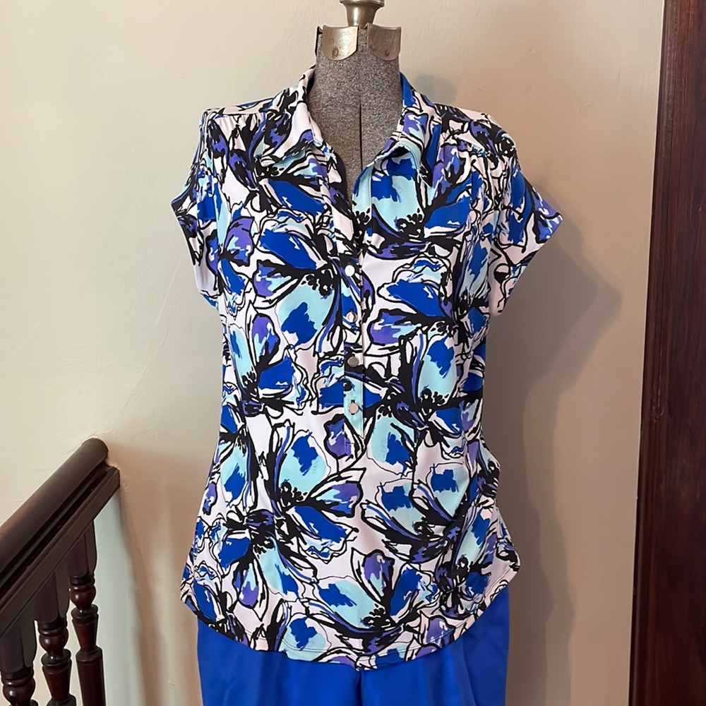 Alfai cap sleeve top. Large